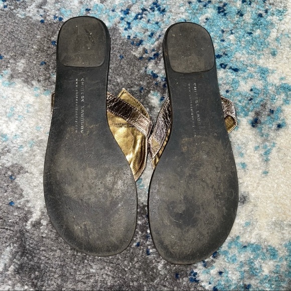 Chinese Laundry Peacock Embellished Wooden Sandals - Picture 4 of 7